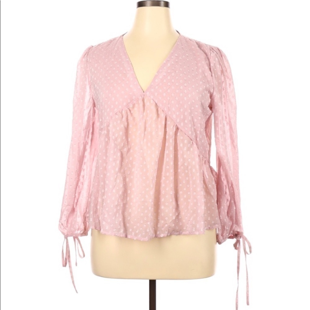 Semi sheer top